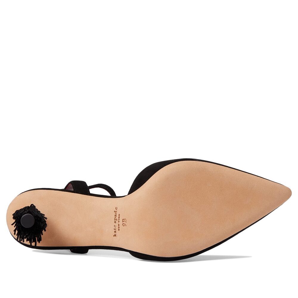 Kate Spade New York Voila Black 6.5 M Flat Shoe - Picture 3 of 5